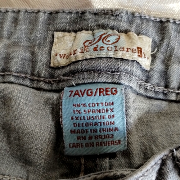Women's SO Wear It Declare It Jeans. Grey. Size 7 Regular. - Picture 5 of 5